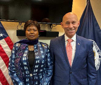 AsstSecStateAF's tweet photo. In a meeting with Rwandan Ambassador @AmbMukantabana, Assistant Secretary Garcia stressed that Rwanda must uphold its obligations under the Washington Accords, including ending all support to M23 and withdrawing its forces from the DRC. Full implementation is the foundation for lasting peace in the Great Lakes region and will open the door to new investment and deeper economic ties that bring mutual prosperity.
