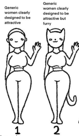 GarhumL84353's tweet photo. @DNBFormula1 @Fluffythekfkffk @Hotfilk Are these really that different?

If someone has to give a character an attractive human body to be attracted to it clearly they aren't a zoophile bruh

Go after people who make feral if you actually gaf about this, the anthro debate has been had time and time again. It's no use. https://t.co/fXSwMRiNlU