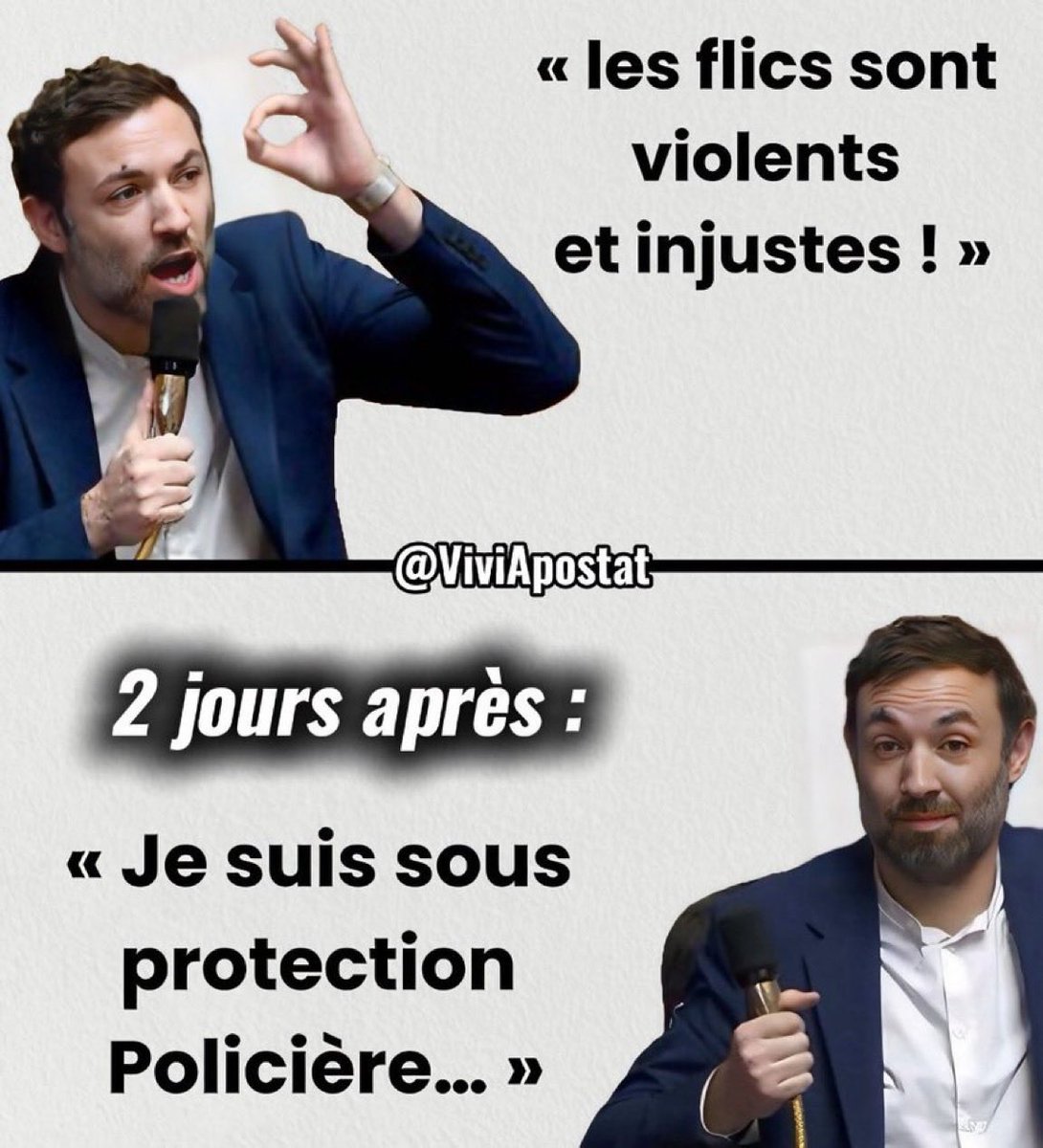 ManouelFrosx's tweet photo. @Portes_Thomas Tu vas aller chialer chez la Police pour qu’on te protège maintenant Mollah Portes ?? https://t.co/y8VXq59fDv