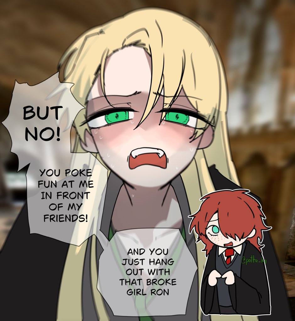 potta_ka's tweet photo. Malfoy https://t.co/wkgcn77SBr