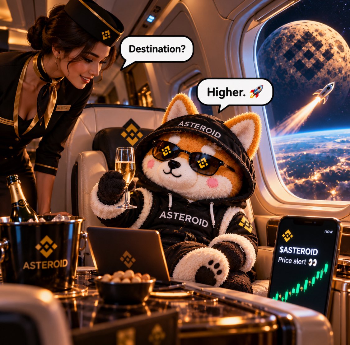 astershibaplush's tweet photo. Destination?
Higher. 🚀☄️

No rush. No noise.
Just enjoying the ride. 👀

$ASTEROID https://t.co/EMve0FbrRM