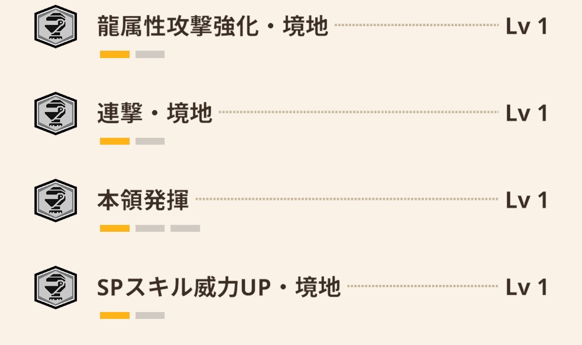 azu_4332's tweet photo. 1枚目のSPスキル型で組むか
2、3枚目の軽巧と本領発揮を組み込んで組むか
うーん…悩む

#モンハンnow https://t.co/QT0hZInk3z