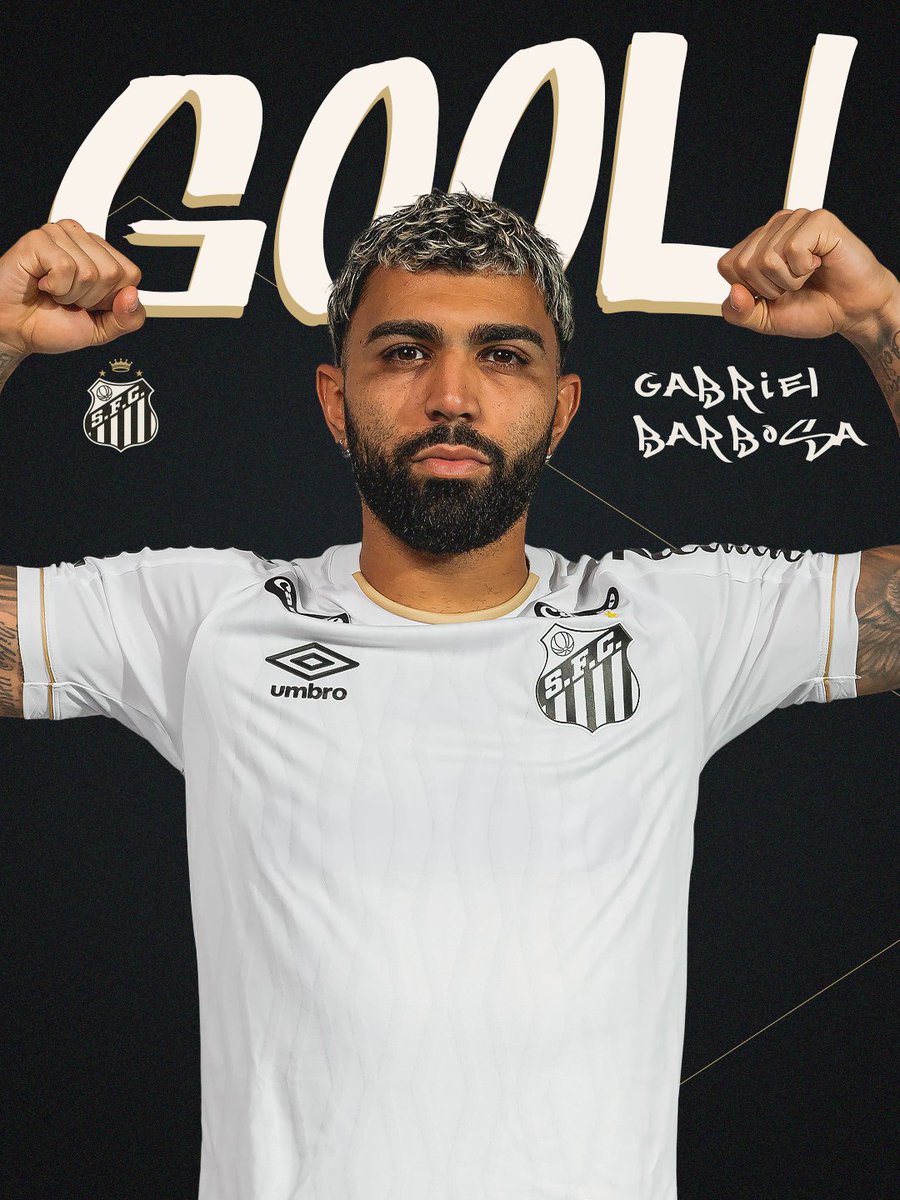 SantosFC's tweet photo. GOOOOOOOOOOOOOOOOOOOOOOOOOOOL DO SANTOS! O INEVITÁVEL GABRIEL BARBOSA! DE CABEÇA, NO CANTINHO, PARA EMPATAR A PARTIDA! ⚽️

#SÃOxSAN | 1x1 https://t.co/e6q23dIyCh