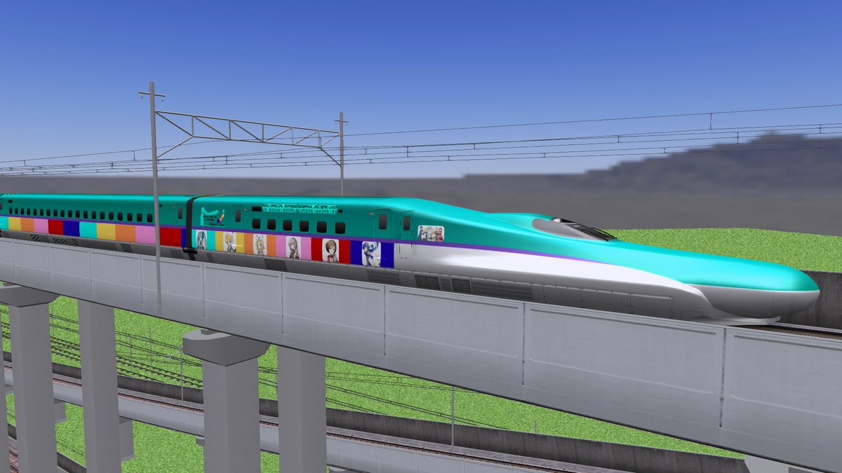 denshaotaku_02's tweet photo. Fan-made design.
Name: Miku Special Express - Tokyo to Sapporo on H5 Series (20 cars) Limited Edition
Livery: Piapro Livery
I wish that for Hatsune Miku's 20th anniversary next year, JR Hokkaido might be doing something good on one of the H5s, but with a livery
#Railsim #初音ミク https://t.co/8TQLz6Wpo6