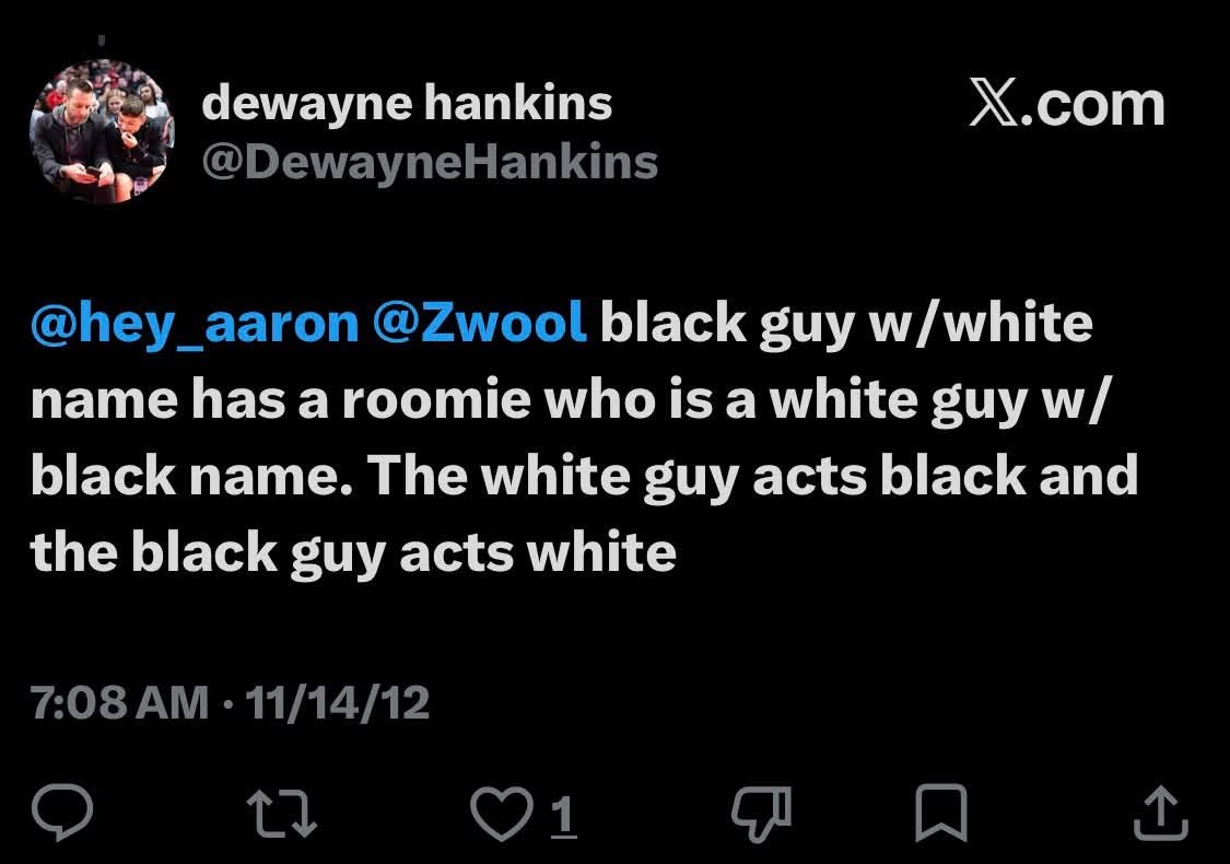 shaesharpeshow's tweet photo. @DewayneHankins If you're gonna hold a "no tolerance" policy, even from 14+ years ago on social media, you should probably hold yourself accountable and resign

Not a good look if you ask me https://t.co/0KNmAgccIb