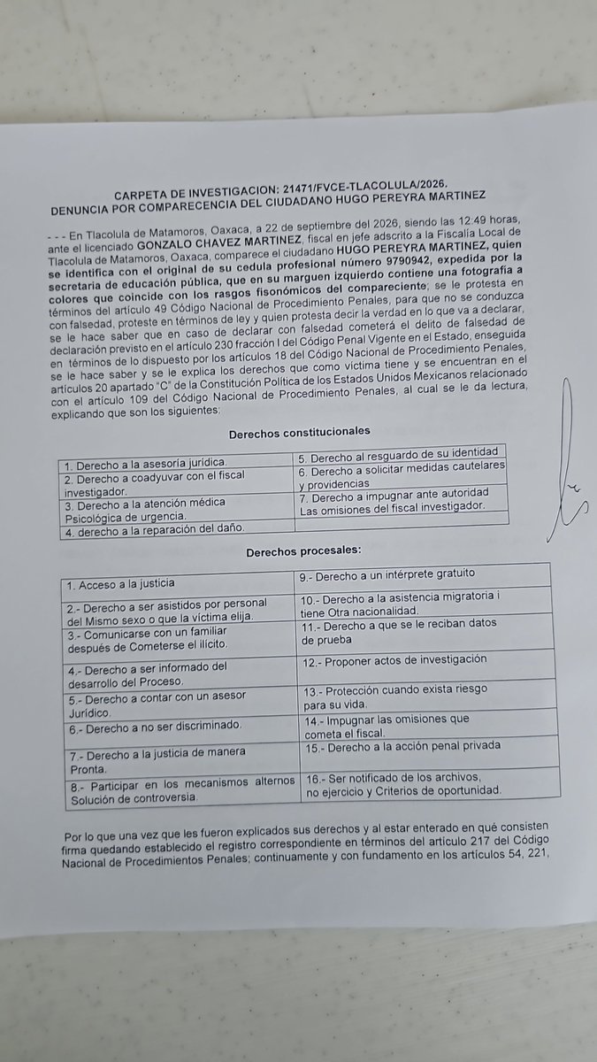 Hugo3ye's tweet photo. @ElTendedeado @Nino_Morales1 @SaymiOaxaca solicito apoyo para exponer al cartel del despojo y a la asaeo https://t.co/zMCysbRFRr