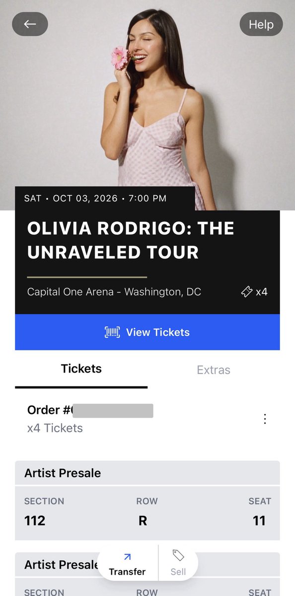 DaisyFrancoise's tweet photo. Hiya! I’ve got for sale 3 tickets to Olivia Rodrigo Concert in Washington tomorrow

@ Capital One Arena in Washington, DC

Section 112, Row R

Asking $220 per ticket 

HMU for more details if you’re interested https://t.co/vbOyr6fwSv