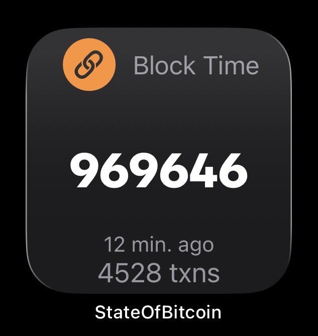 BTCYN's tweet photo. 50 blocks to go 👀 https://t.co/U7Xn5TB9Wr