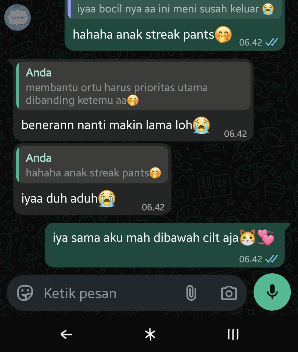 convomfs's tweet photo. 🤍 cewekku ga pernah ketemu sampe malem, mentok-menton sampe jam 4 sore ☺️ https://t.co/uhllA8sTVN