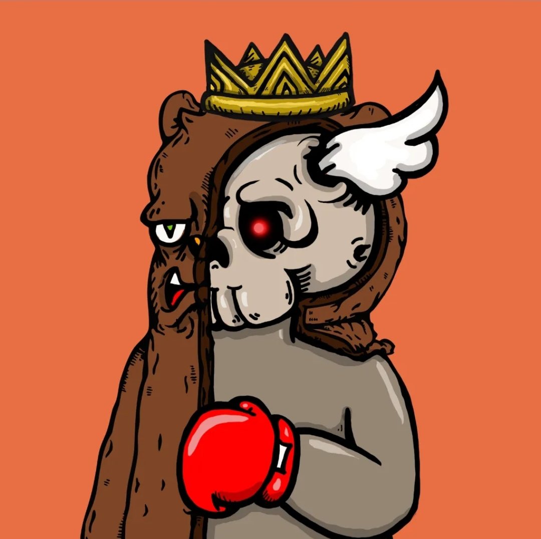 BKOnChain's tweet photo. Yoooooo Shoutout @Prase_2 for onboarding me to the @bearchampxrpl  DAF! 
My forever Dead As F!! https://t.co/DUSaQVmOEH