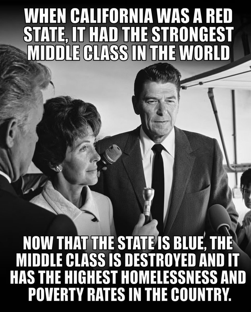 JBMAGA03's tweet photo. Red California created opportunity. Blue California created tents, taxes, and an exit sign. 🇺🇸 https://t.co/QK1olbTWPa