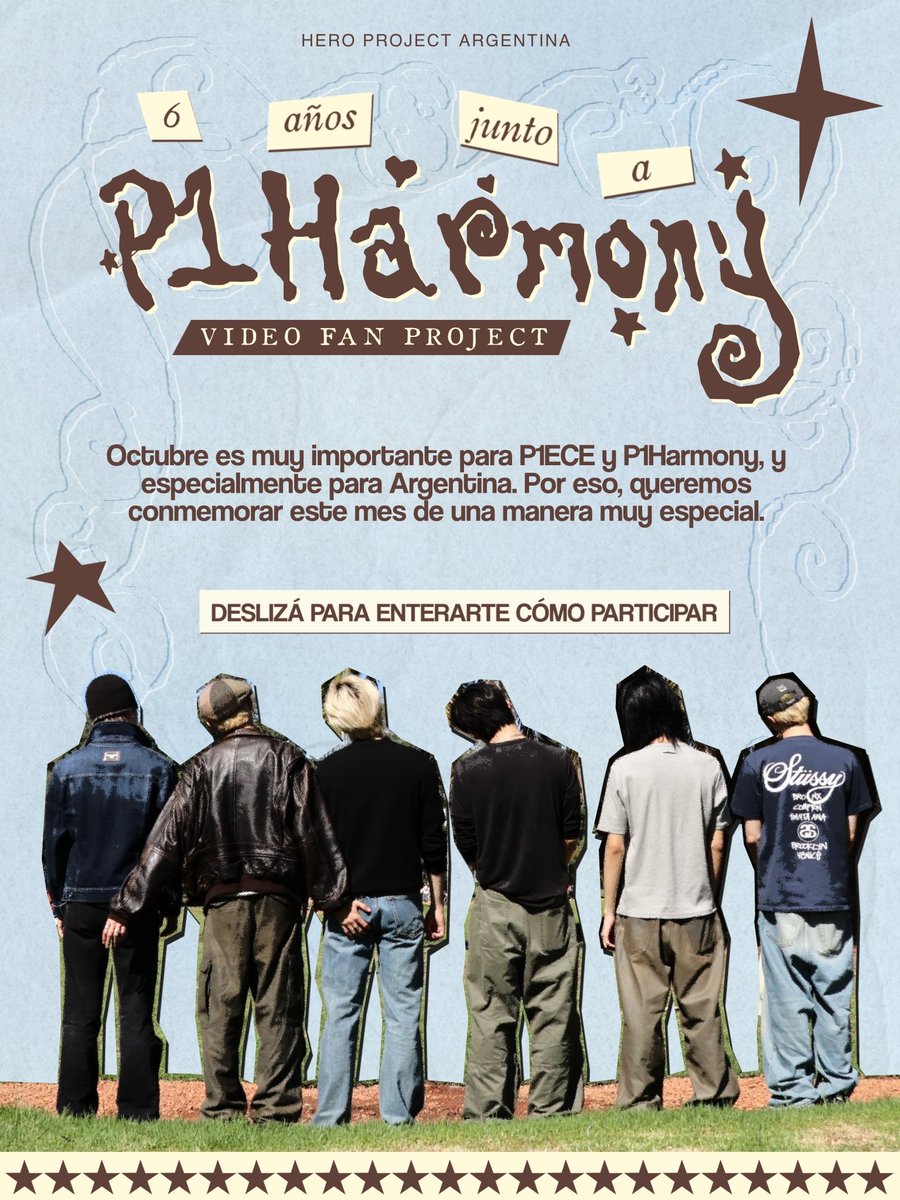 heroprojectarg's tweet photo. Con motivo del aniversario del grupo y del concierto de nuestro país, queremos recordar ese momento de una manera muy especial.

Dancing Queen se volvió algo así como un himno para P1ECE Argentina, así que queremos crear un video colaborativo con fans de todo el país!

No importa de qué parte de Argentina seas: queremos que seas parte! 🫰🏻🇦🇷

¿Cómo participar? 🦸🏻‍♂️
- Escribí un mensaje/frase breve para P1HARMONY por su aniversario en una hoja/cartulina (También podes escribir una carta y enviar la foto de la misma).
- Saca una foto o graba un breve video, asegurate que el texto se vea completo y sea fácil de leer.
- Envía el archivo a través del formulario creado.

¿Cómo enviar tu participación? 👀
- Completa el formulario que dejamos en historias destacadas, con tu información y el archivo listo para adjuntar.
- Si sos menor de edad, necesitarás el permiso de un adulto ya que el material será publicado en redes sociales.

🤘🏻 Podes hacerlo solx o con amigxs! En tu casa, en tu ciudad, en algún lugar que creas representativo de Argentina.

Queremos ver su creatividad: el cartel puede ser escrito a mano, impreso o intervenido de manera creativa, a tu manera! Siempre dejando como prioridad que tu mensaje se pueda leer claramente.

📅 FECHA LÍMITE: JUEVES 15/10/2026 

No es necesario que tengas una cámara profesional, saber editar, o tener miles de seguidores. Solo necesitas las ganas de formar parte y mucho amor para demostrarles a nuestros chicos 🧩✨

🔗 https://t.co/NTalrY8znb

#P1Harmony #피원하모니 @P1H_official @P1H_members