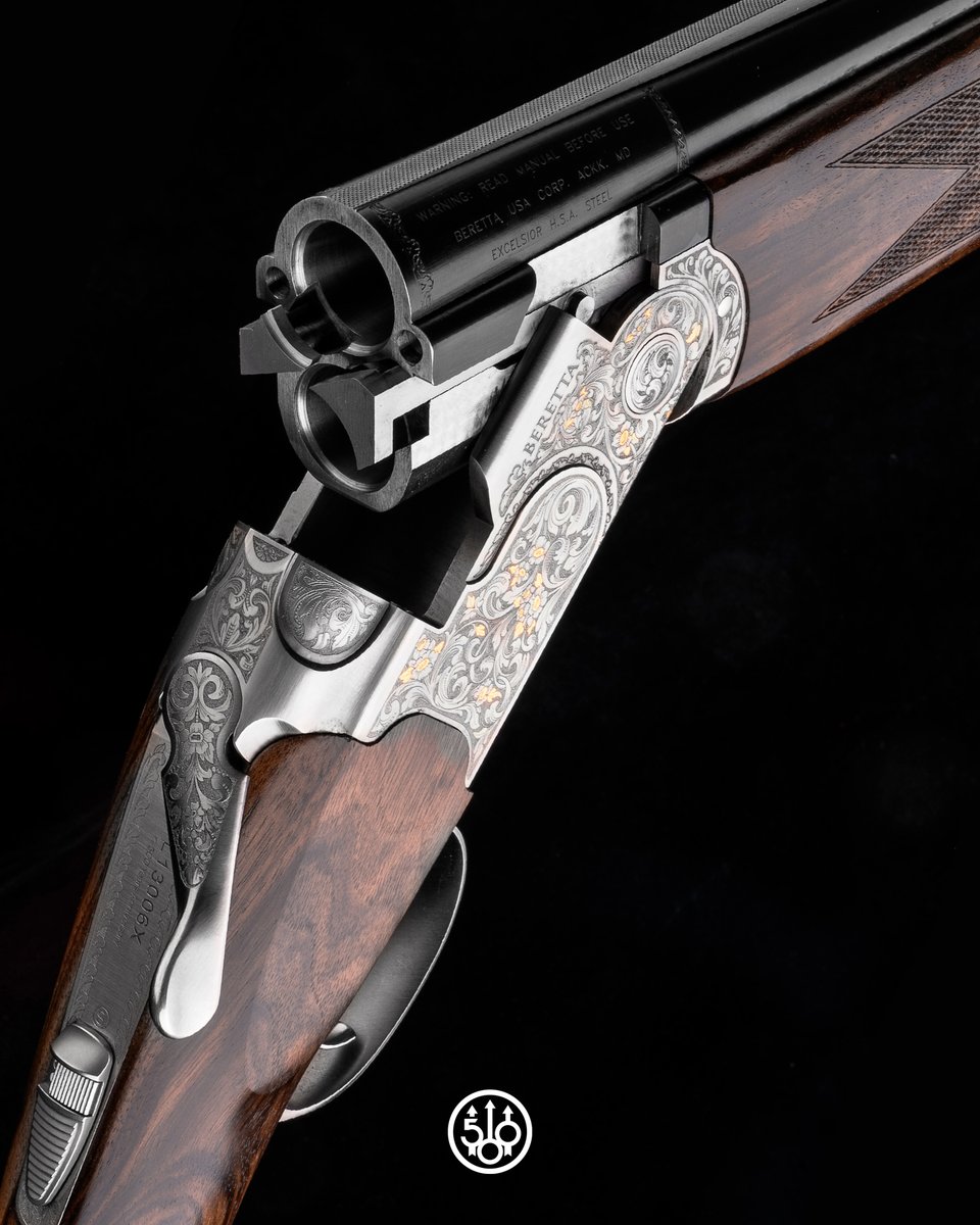 Beretta_USA's tweet photo. Celebrate 500 years of craftsmanship with the 687 Silver Pigeon 500 Years Limited Edition - featuring select Grade 3 walnut, hand-polished sideplates with gold-accented engraving, and a dedicated serial number, all built on the legendary 680 platform. 

Available at Beretta dealers beginning October 3. Limited to just 1,526 Field shotguns. 

500 years of trust in the making. Discover more: https://t.co/1wwuv7VUgU
#Beretta500 #LegacyForgesTomorrow #Beretta687