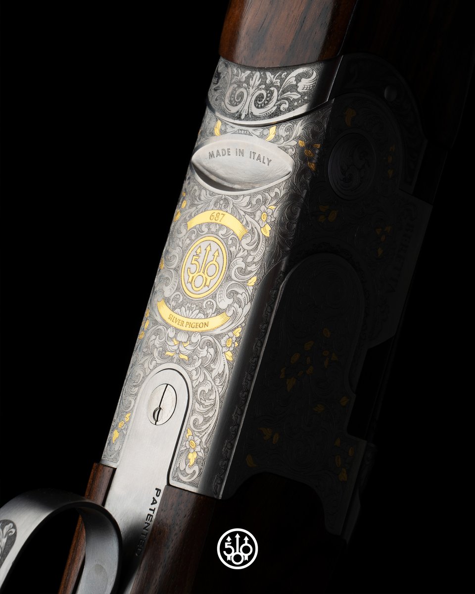 Beretta_USA's tweet photo. Celebrate 500 years of craftsmanship with the 687 Silver Pigeon 500 Years Limited Edition - featuring select Grade 3 walnut, hand-polished sideplates with gold-accented engraving, and a dedicated serial number, all built on the legendary 680 platform. 

Available at Beretta dealers beginning October 3. Limited to just 1,526 Field shotguns. 

500 years of trust in the making. Discover more: https://t.co/1wwuv7VUgU
#Beretta500 #LegacyForgesTomorrow #Beretta687