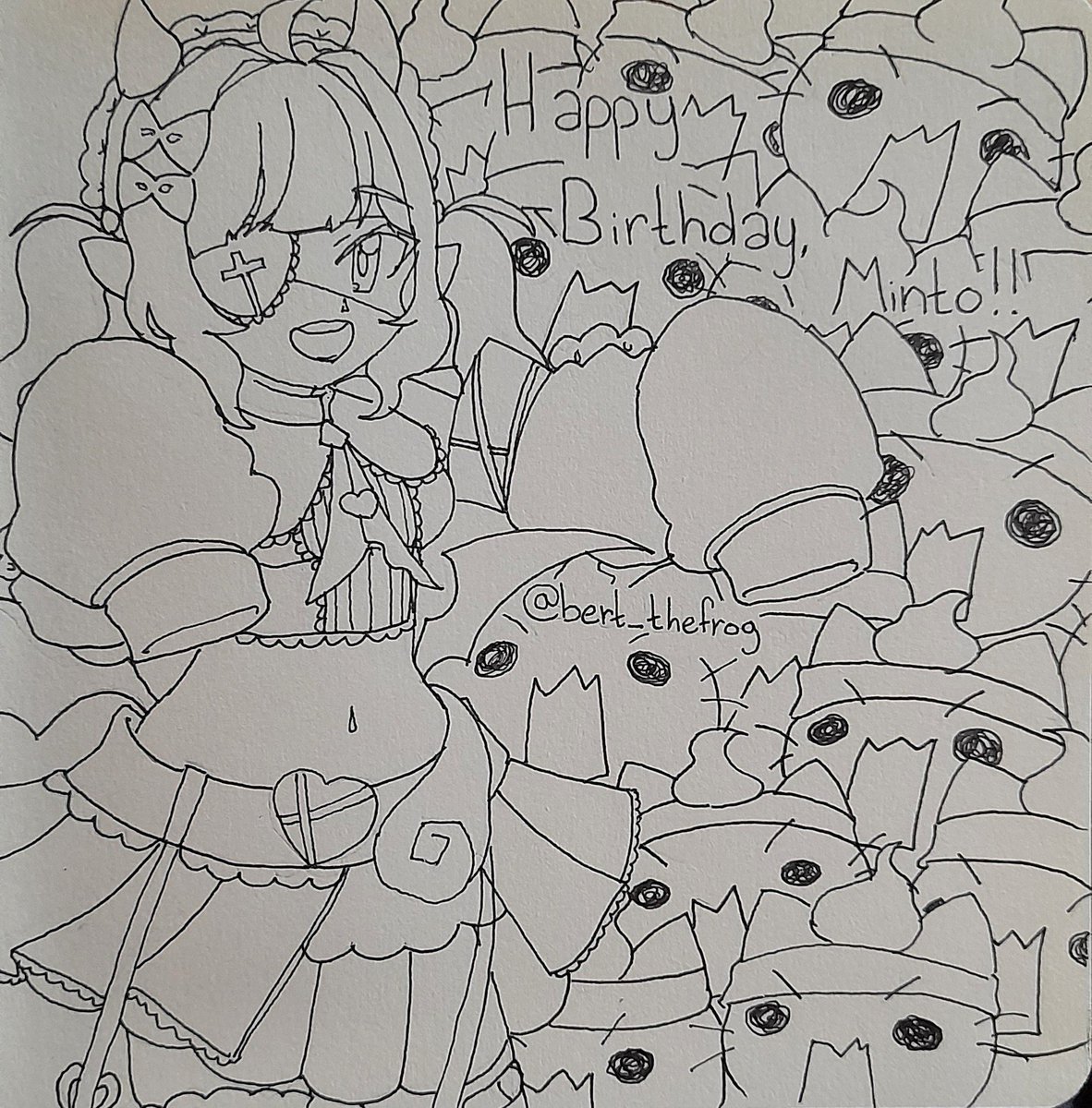 Bert_TheFrog's tweet photo. HAPPY BIRTHDAY MINTO!!!! 💚💚💚

#Fantography #MintoDemon3D https://t.co/kvhtkA2D1m