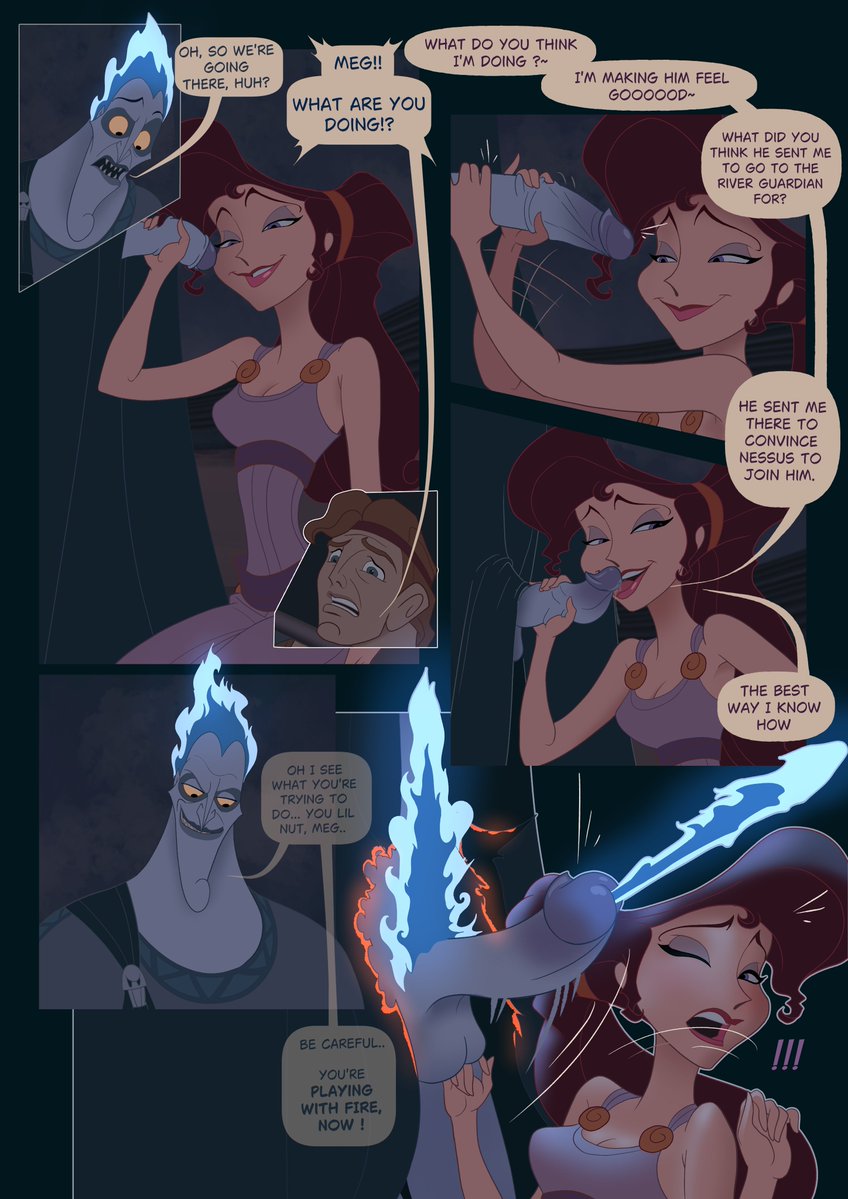 Godlem_art's tweet photo. Public weekly release of NTR comic featuring Megara from Hercules pages 9 and 10. https://t.co/KROekWcbMX