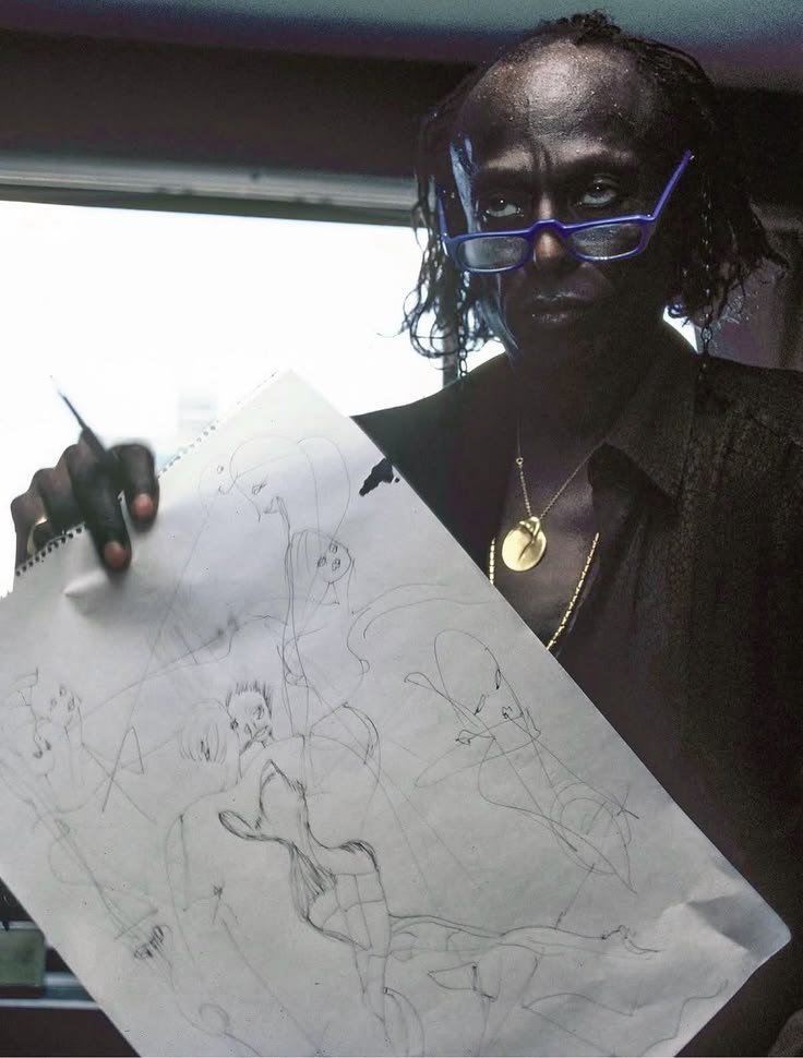 HOPEYOUFINDYOUR's tweet photo. Miles Davis by Shigeru Uchiyama circa 1986 https://t.co/zhvMZZbkPF