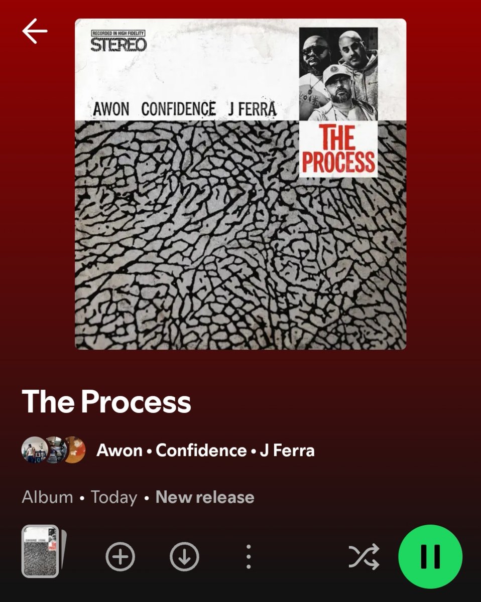checktherhyme1_'s tweet photo. Awon, Confidence, J Ferra - The Process 

Awon's signature sound focused on dropping gems about navigating life’s challenges &amp; continuing to strive for more success are at home over Confidence &amp; J. Ferra's jazzy beats with booming drums.

A must listen for all Hip Hop fans https://t.co/CX7sAFmdO6