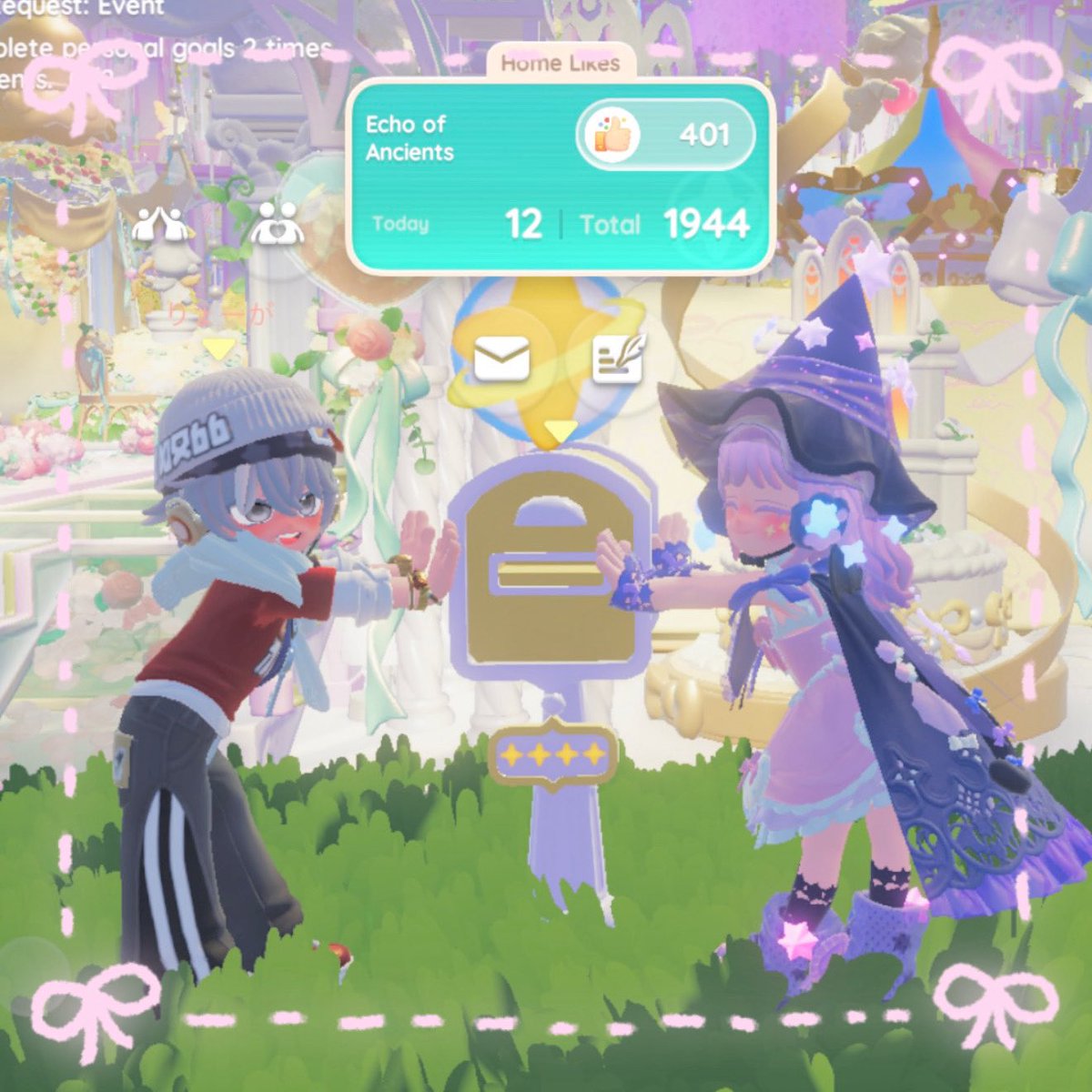 meidolci's tweet photo. 400いいねだぁー🥹！
みんなありがとー(˶ˆᗜˆ˵)💗💗！

ちょうどりょーがくんもいてくれてうれしかった〜！ありがとう♡♡

♡@Ryoga_Heartopia https://t.co/vymAN1PD9Z