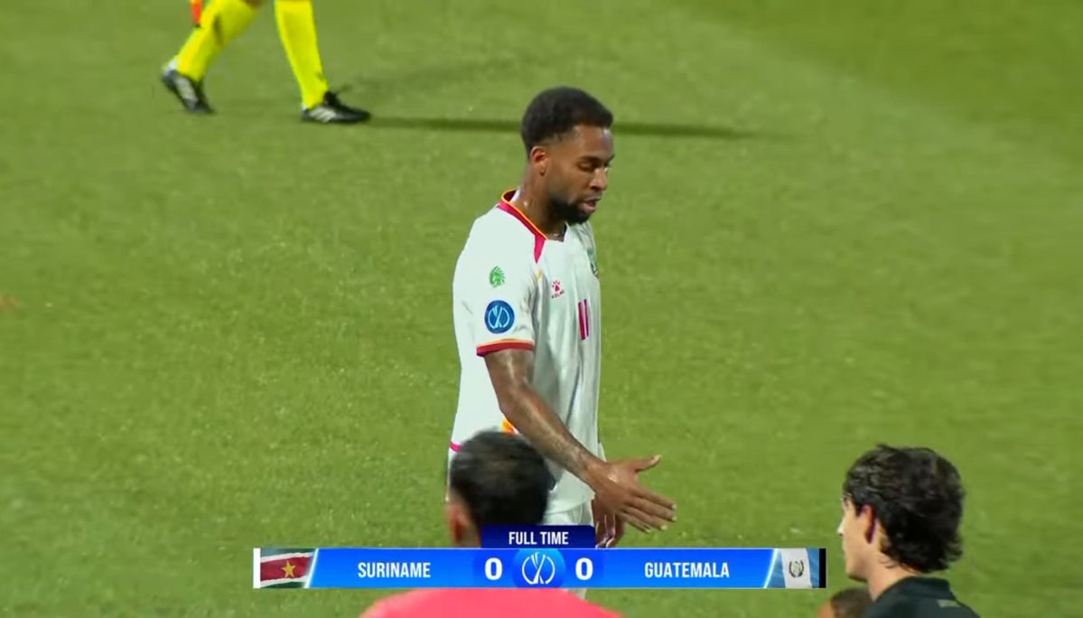 SurinamCol's tweet photo. Injusto empate de la selección, que se enfrentó a un rival que solo se dedicó a quemar tiempo y fingir faltas con beneplácito de la juez de campo.
Con este resultado es segura la permanencia en Liga A, pero hay que ir a Centroamérica por un buen resultado para avanzar a cuartos. https://t.co/9xNtIW6ukK