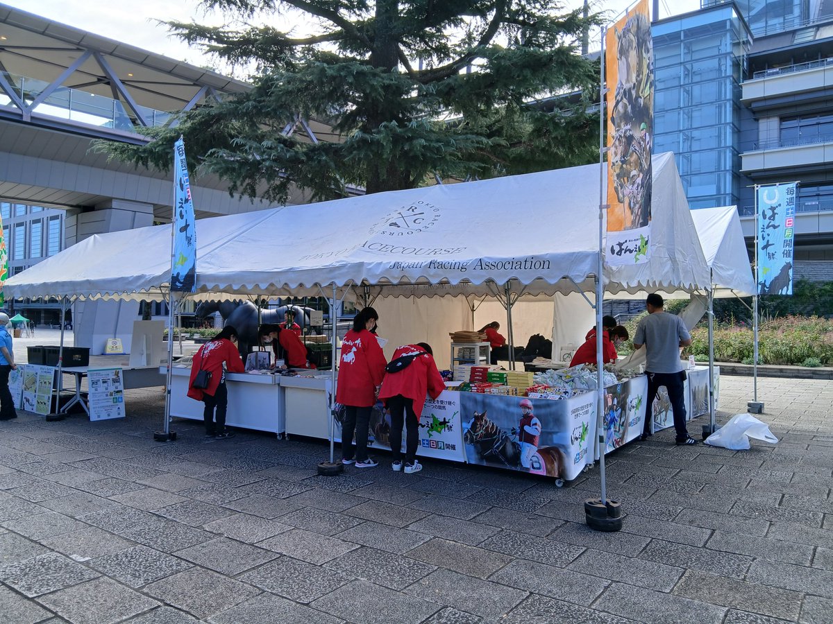 banei_tokachi's tweet photo. 【東京競馬場×ばんえい十勝 イベント】

北海道・十勝から東京競馬場 へ🐴✨
本日10/3(土)・明日4(日)、ばんえい十勝イベント開催！

正門付近特設ブースにばんえいグッズや十勝の味覚が集合♪先着500名様への来場者プレゼントもご用意🎁本日11:45頃～はフジビュースタンド1F　イーストホールでトークショー🎤リッキーにも会いに来てくださいね！