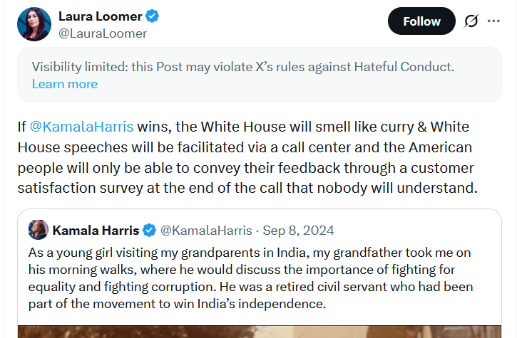 SakuraFan_00's tweet photo. Still can't believe they put Loomer through diversity training for this post https://t.co/cIKAQ4J6O9