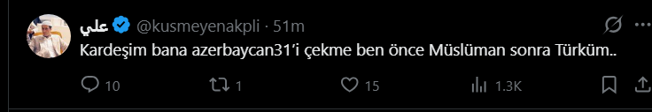 Haber10Official's tweet photo. Arap  pcleri Türk milletine küfür etmeyi severler bunlar için inceleme yapılacak mı @abakingurlek @EmniyetGM Azerbaycan'a küfür etmek serbest ise bizde mi edelim? İnceleme yapılıp bu asimile olmuş pc kurularını içeri atacak mısınız? https://t.co/0jKRKet8u6