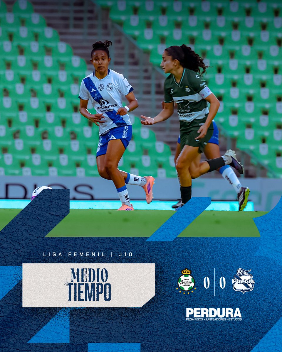 ClubPueblaFem's tweet photo. Se acaba el primer tiempo en Torreón. ⏱️ 

Volveremos más intensas para abrir el marcador. 👊🏻 ¡VAMOS FRANJA! 🔥🔵

#LaFranjaNosUne🎽 https://t.co/FZLOplm580