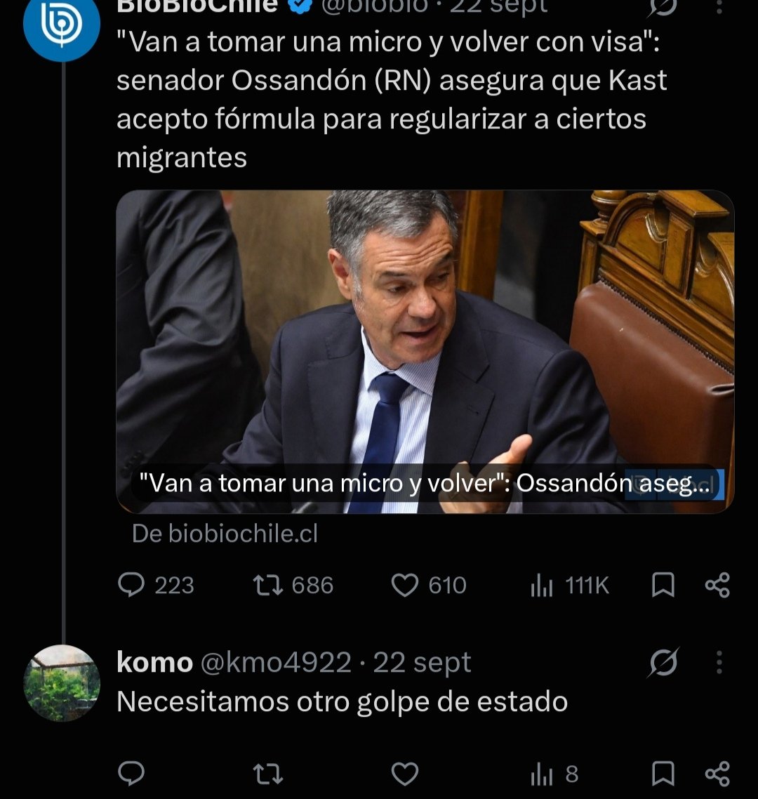 Wilhelmwoo's tweet photo. @kmo4922 @amig4mia @crisvillavera Y no me respondiste respecto a lo que sí aplicas está moralidad que aplicas en este caso en contra de los pinochetistas de Twitter que validan la dictadura y dicen que todos los comunistas deberían ser asesinados. ¿Oh ahí no dices nada? Aunque con este comentario... Me lo imagino https://t.co/Pgxv1hcSzg