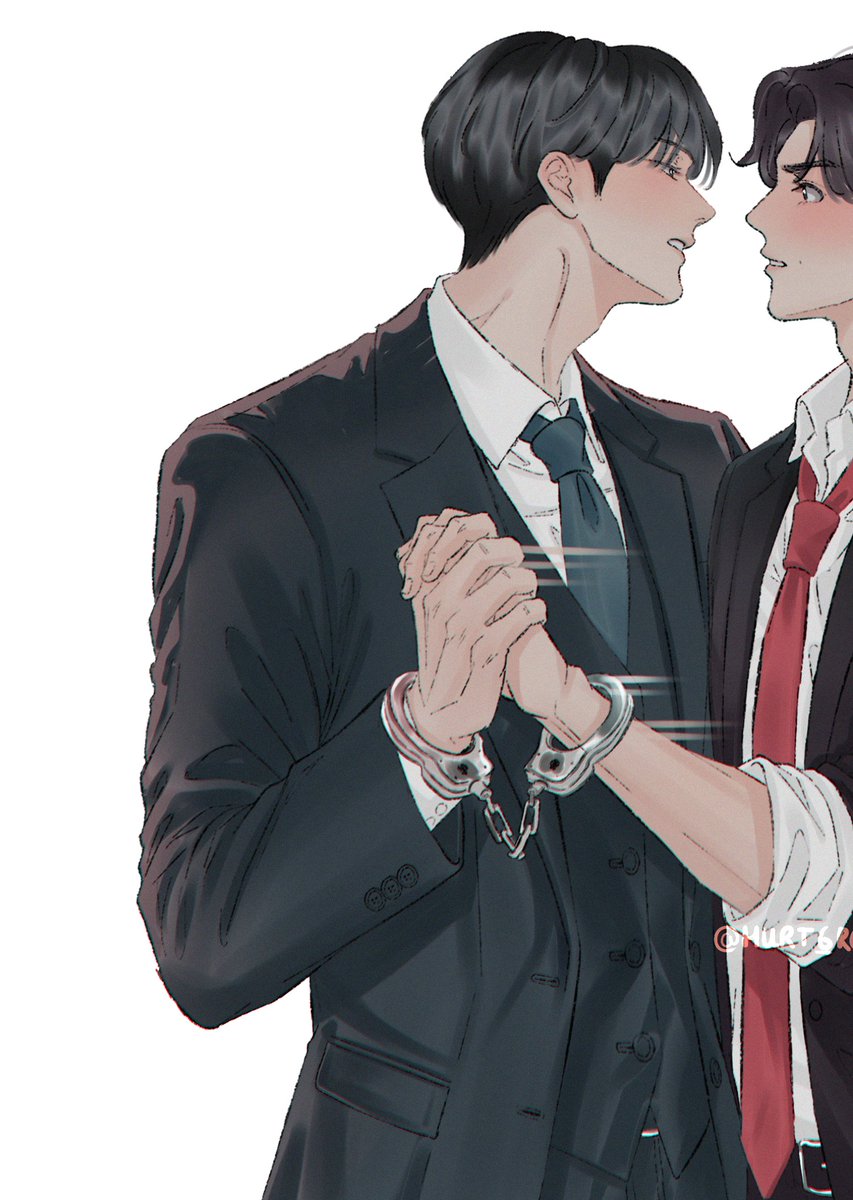 hurt6road's tweet photo. 💙👮‍♂️👮‍♂️❤️ #キスあと #dutyfirstkisslater https://t.co/Ek5iYoNCD6