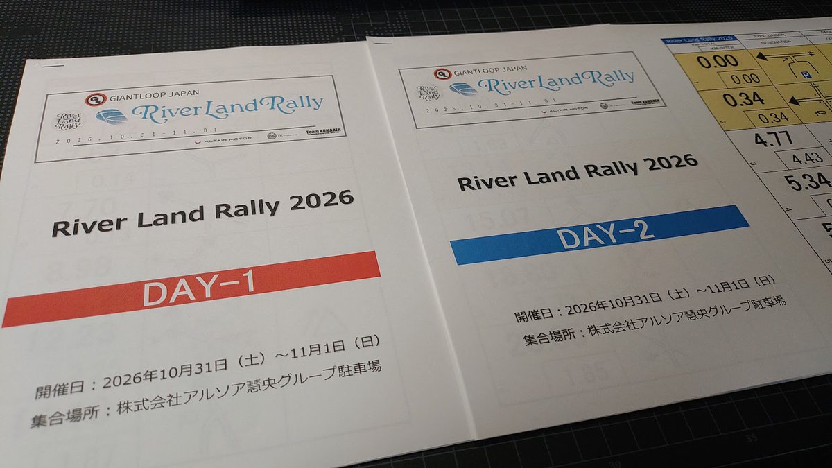 teamkomaren's tweet photo. リバーランドラリーまでのコマ図が完成。

11月開催の「2days」「らり～でこ～べ」「俺コマ」とまだまだ準備に追われていますが、
今週末は「よちよちラリー」に行ってきます。 https://t.co/YaiyajQAFL