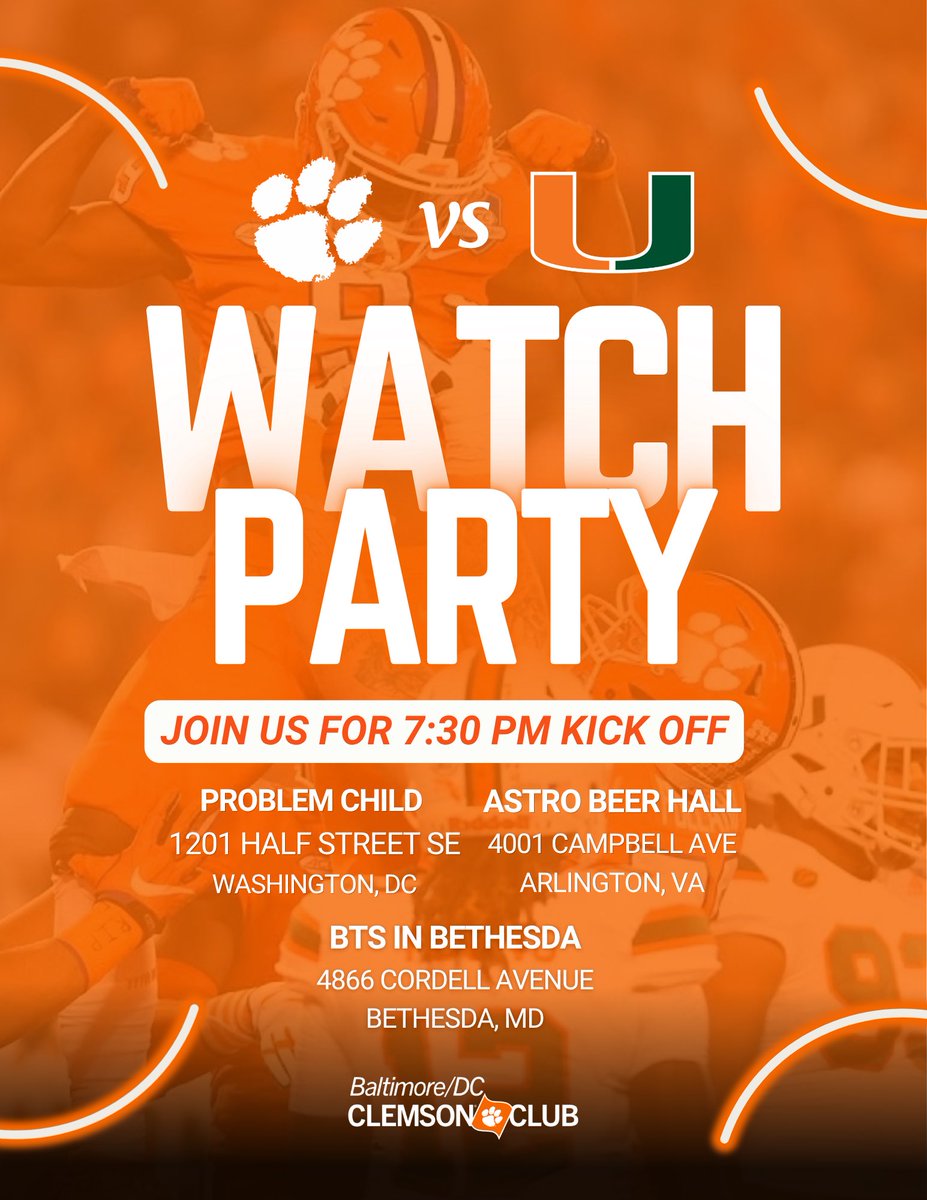 DMVClemsonClub tweet picture