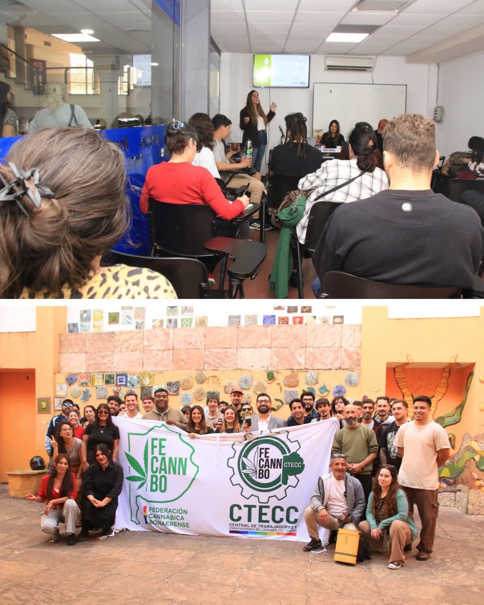 TrabajoPBA's tweet photo. #AlmiranteBrown | En representación de @trabajopba, el IPFL participó del 3° Precongreso Bonaerense del Cannabis y Cáñamo, impulsado por la Federación Cannabica Bonaerense https://t.co/SWcNggkixJ