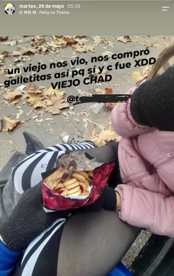 de_tobi2's tweet photo. En la segunda cita con mi ex (que duró 17 horas) estuvimos sentados abrazados afuera de un colegio y vino un viejo a darnos una bolsa de galletitas sin decirnos nada y se fue y fue de los días más dulces en mi vida https://t.co/478T8hzw3e