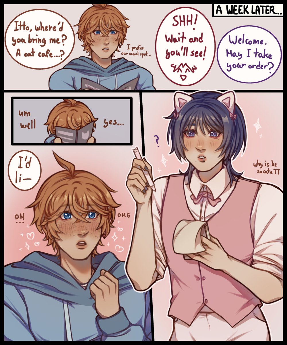 liloyi__'s tweet photo. college au p2
when i said he's everywhere i meant EVERYWHERE

#chiscara https://t.co/axWI8QOWfc