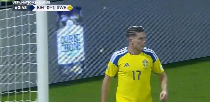 Christo79744616's tweet photo. Viktor Gyokeres has scored in all three of his Nations League games for Sweden! 🇸🇪🔥
3 games, 3 goals #BIHSWE #UNL #NationsLeague https://t.co/dfuh8kNTJ7
