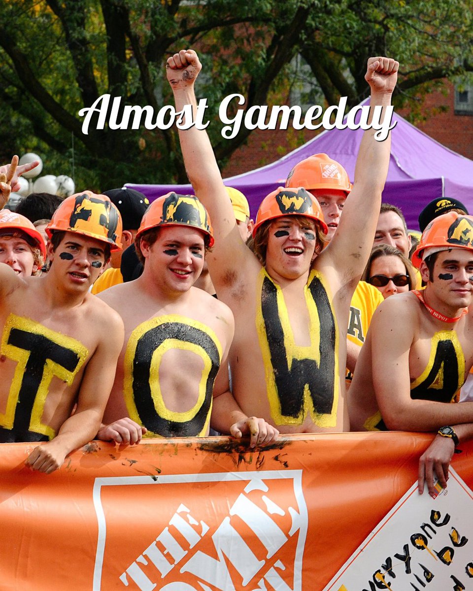 TheIowaHawkeyes's tweet photo. Almost gameday 😌 https://t.co/DrxjbIQyYL