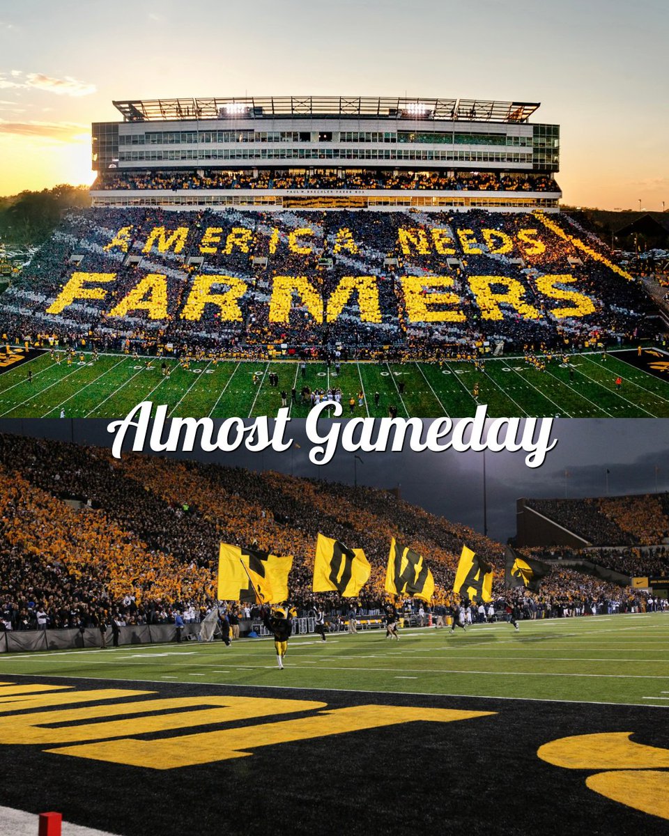TheIowaHawkeyes's tweet photo. Almost gameday 😌 https://t.co/DrxjbIQyYL
