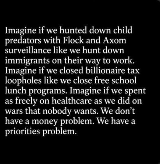 TheDemCoalition's tweet photo. We have a priorities problem.

#FightTheRight https://t.co/kCrjeLRlV7