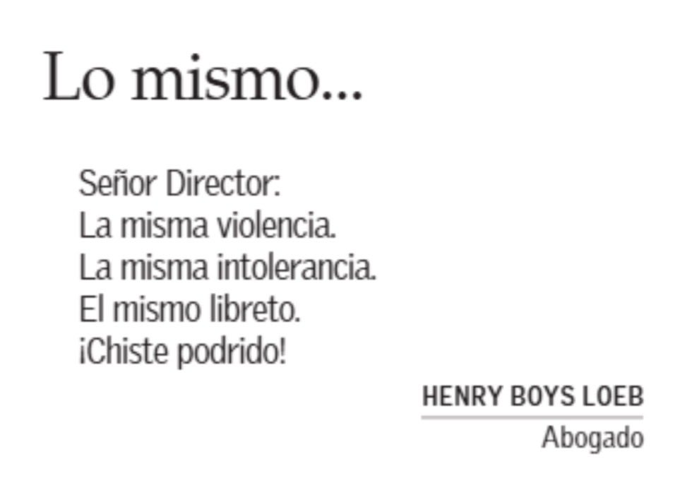 realHenryBoys's tweet photo. Carta publicada hoy en El Mercurio a raíz de la marcha convocada por la CONFECH https://t.co/XIOcijeKNQ