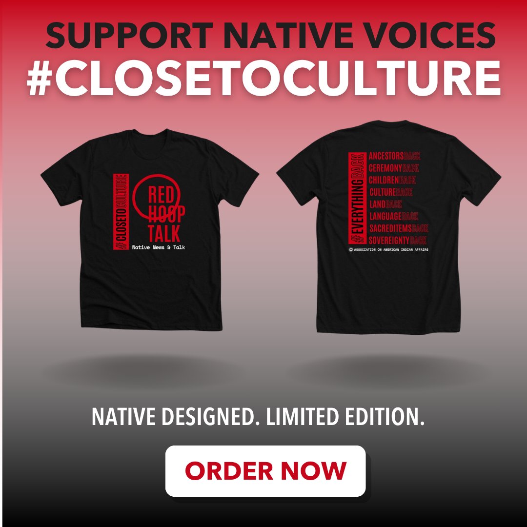 IndianAffairs's tweet photo. Native designed. Limited edition. Made for those who stay #CloseToCulture.

Support Native voices and grab yours: https://t.co/aN2h1LEcNf

#CloseToCulture #EverythingBack https://t.co/7t58rTkHzG