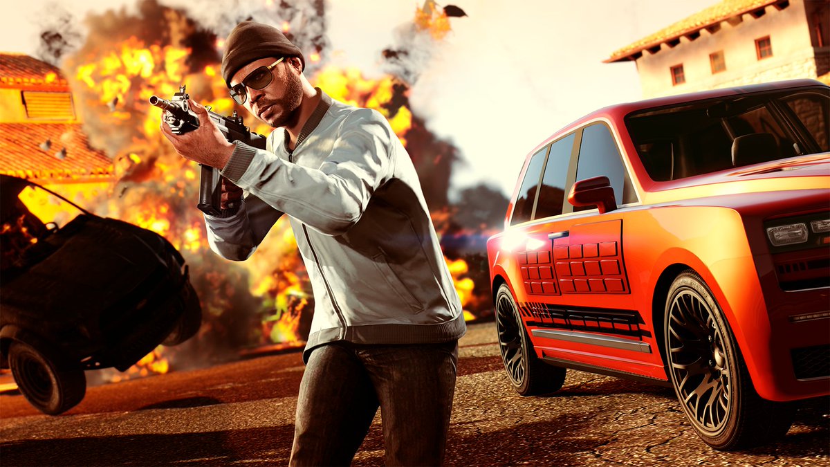 RockstarGames's tweet photo. Team up with Franklin to take on Agency Security Contracts. Complete five Security Contracts in GTA Online this week to receive an extra GTA$500,000 delivered within 72 hours of completion.

Go into business with your own Agency, 40% off throughout October. https://t.co/JtKdx1S4Kn