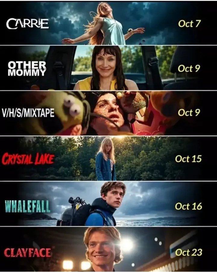 Sandtjonathan2's tweet photo. October is going to be Busy🔥 🎃 🔪🩸

#carrie #othermommy #crystallake #clayface #october https://t.co/TMaVdxspTW