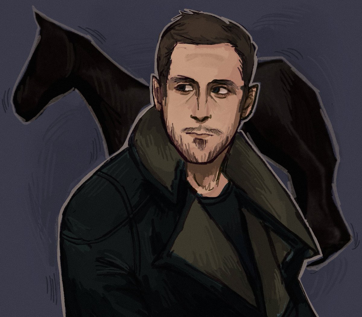 Veehbat's tweet photo. #Gostober Day 2! Officer K/Joe (+plus some other stuff)
This is so much better than the first one it’s almost embarrassing https://t.co/sJTeXioBtk