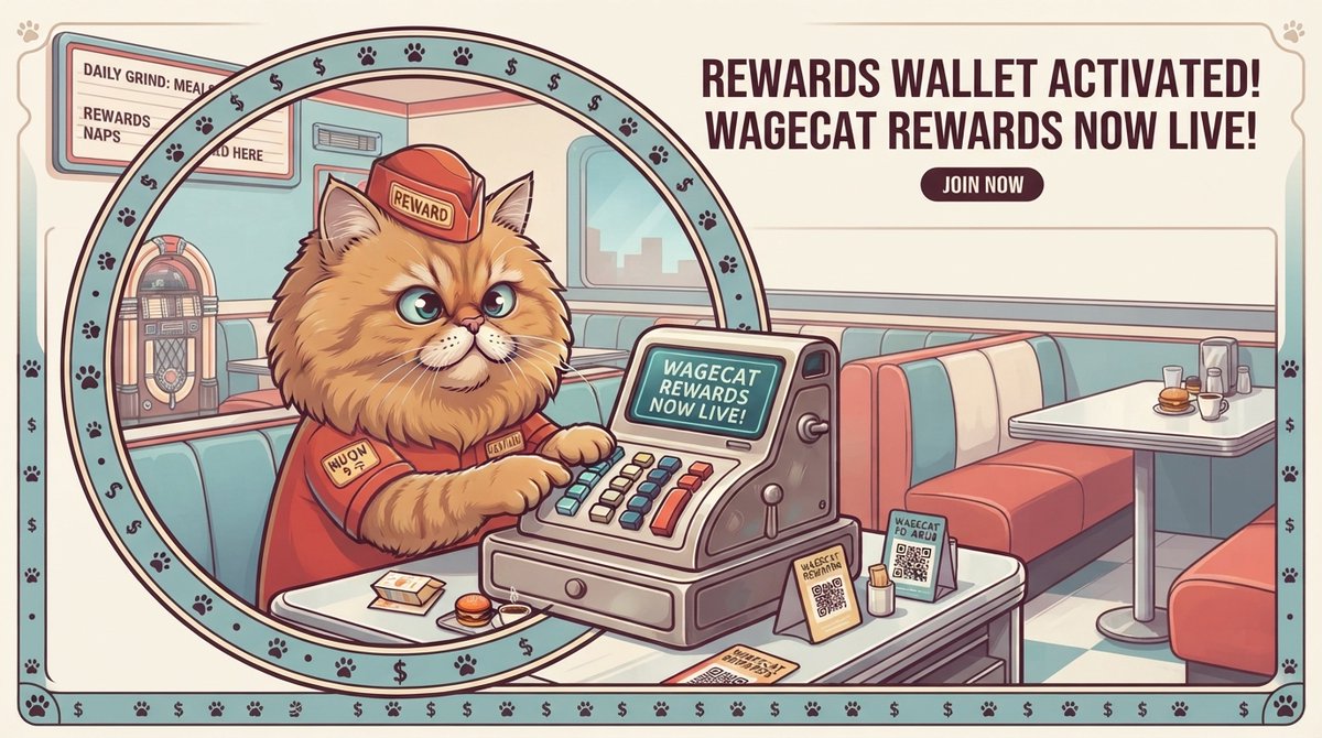 WageCatBase's tweet photo. ⚙️ WAGECAT UNION TRANSPARENCY REPORT: The Rewards Vault Allocation 🍔📦
As we roll out our community campaigns, operational transparency is our number one priority. Here is exactly how the $WAGECAT Rewards Wallet is funded. https://t.co/1QB5e7TLSz