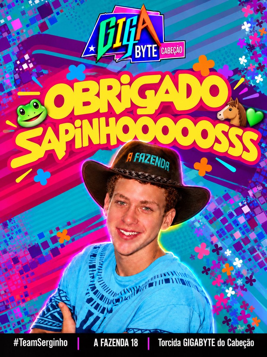 Gigabytecabecao's tweet photo. 💚🐸 OBRIGADO, SAPINHOOOOOSSS! 🐸💚🐴
🎙️🎙️Pela companhia, pela energia, pelo carinho e por estarem com a gente nessa torcida PRO CABEÇÃO.
HAMAMOSSS
💚Cada presença fez a diferença! Até a próxima! 💚
#TeamSerginho #AFazenda18 #TorcidaGigabyte https://t.co/goGRaiz5HE