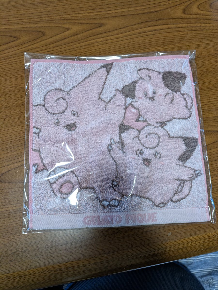 ysyn773's tweet photo. ジェラピケポケモンコラボはこのタオルハンカチがめちゃくちゃ欲しくてなぁ。可愛いピンクたちやで https://t.co/J5erSmaunB