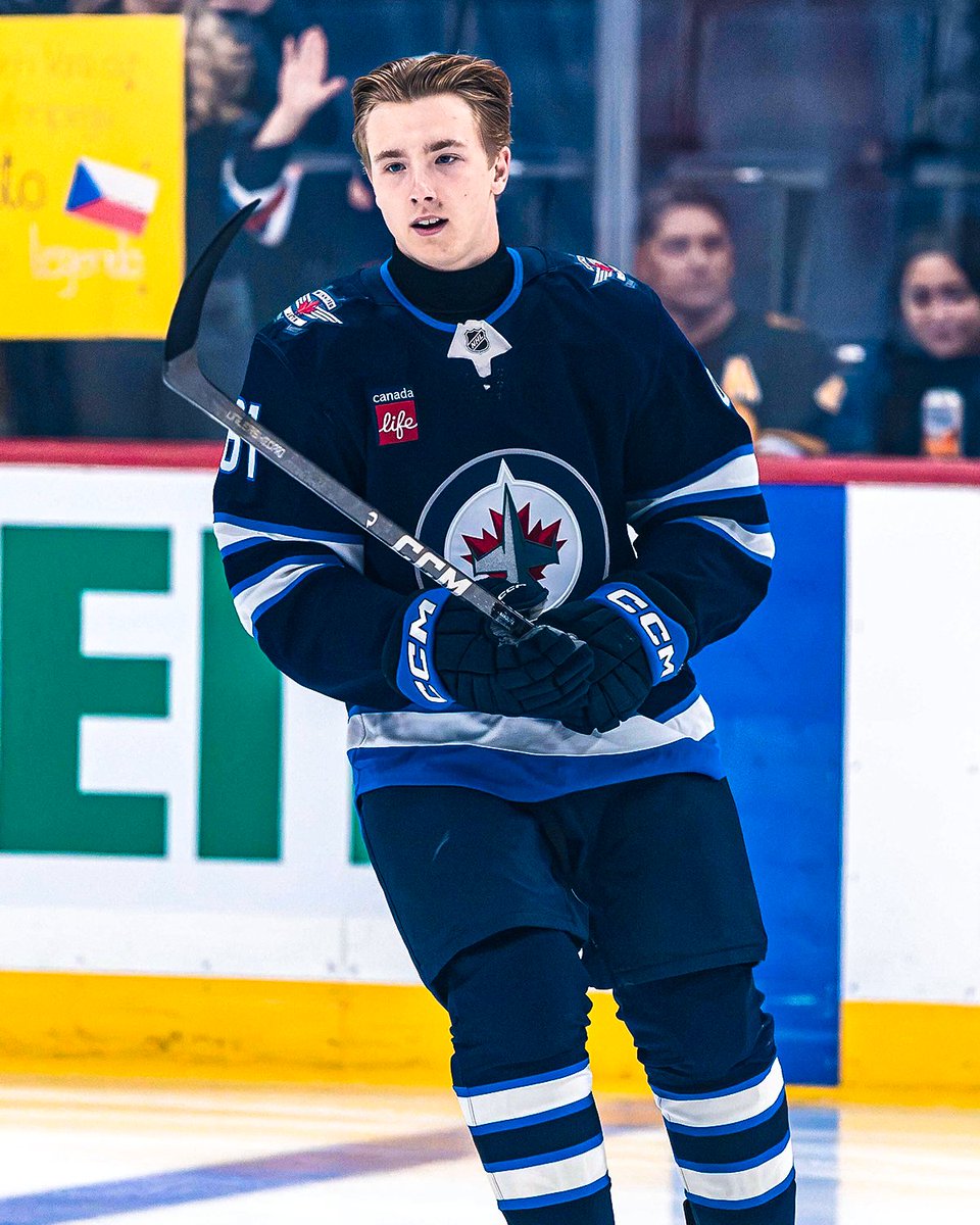 NHL's tweet photo. Welcome to the League, Viggo Björck! 🤩 https://t.co/kXyPloGiWl