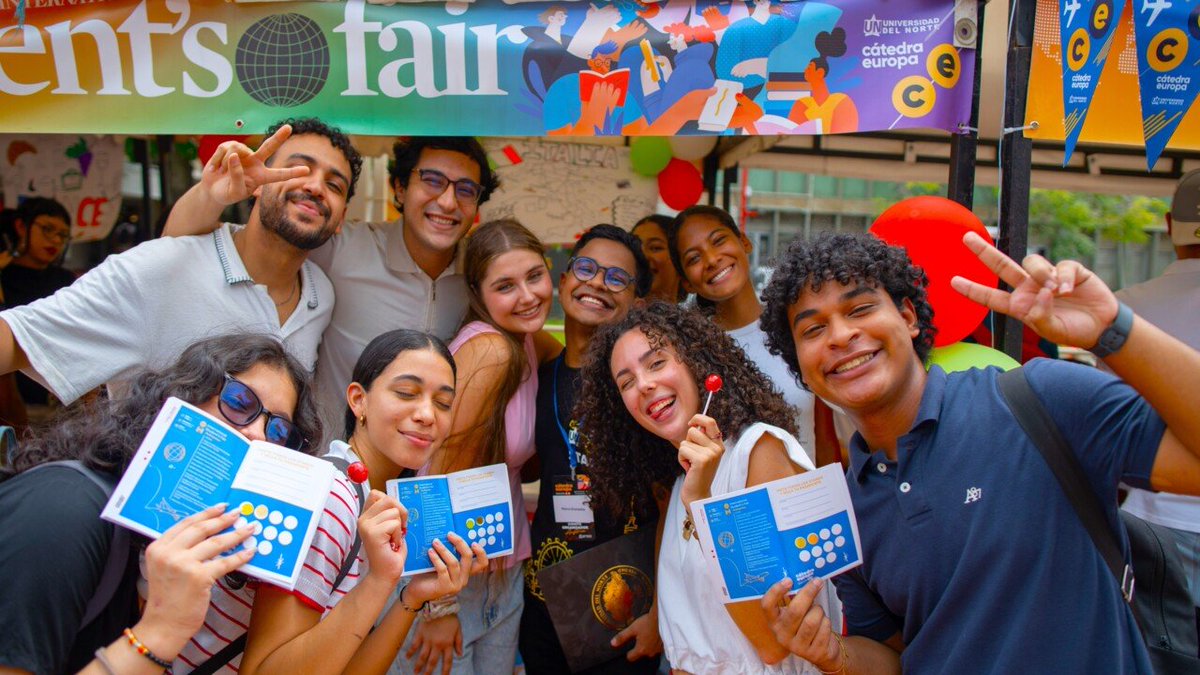 UninorteCO's tweet photo. #UninorteNoticia | Cátedra Europa conecta a estudiantes con oportunidades de intercambio internacional

La Feria Internacional de Estudiantes es un espacio para explorar oportunidades de formación en el exterior con alrededor de 350 convenios para acceder a experiencias de intercambio, prácticas profesionales y doble titulación.

Lee más: 🔗 https://t.co/PL2Efiq6CI