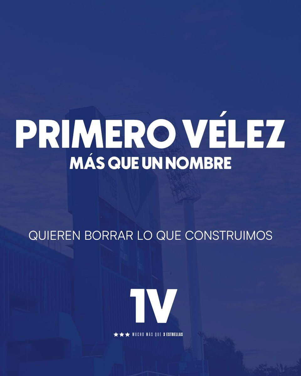 primerovelezok's tweet photo. Primero Vélez, siempre. https://t.co/YY4TtyBRIN